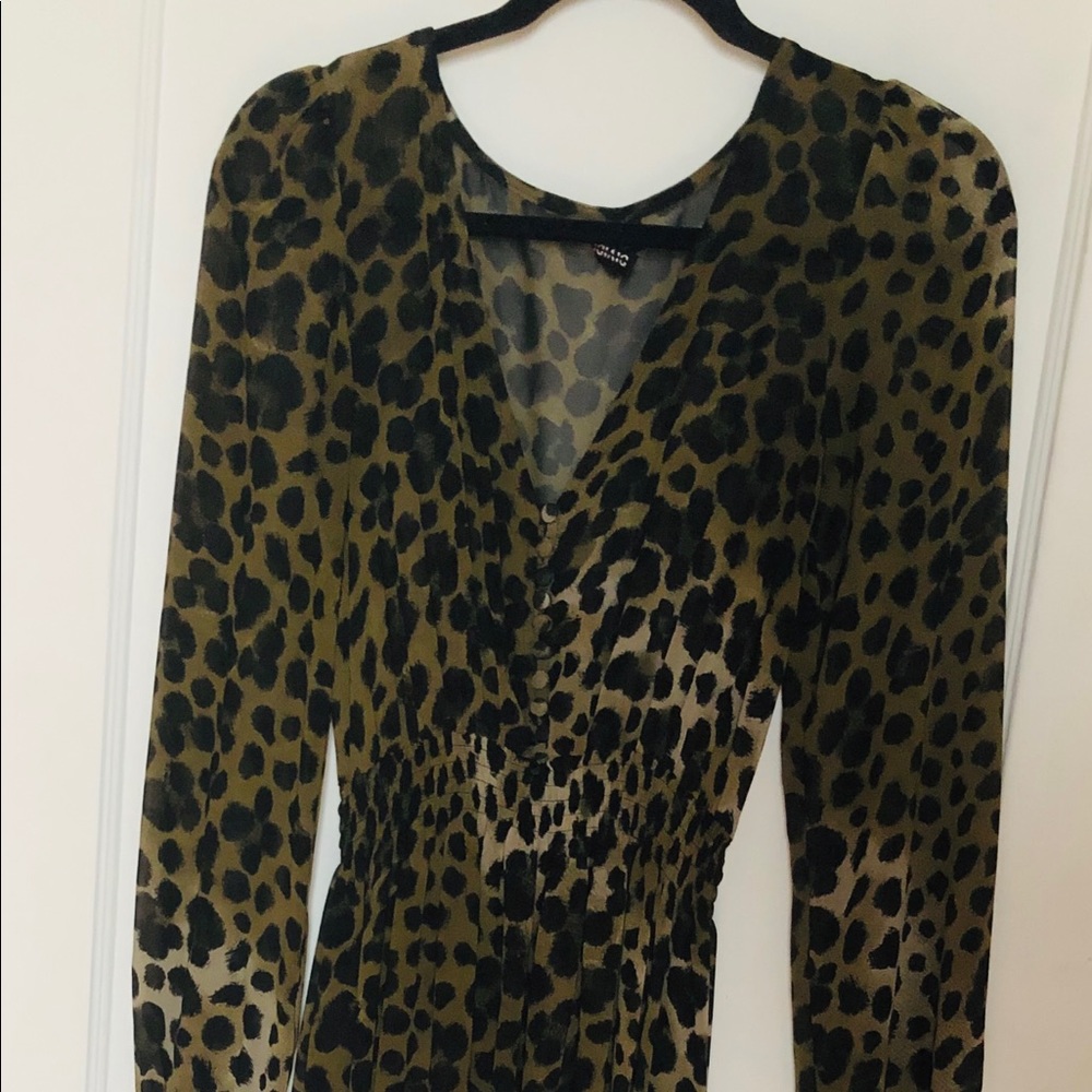 H&M’s Divided leopard print maxi dress